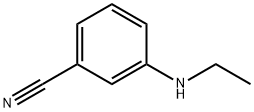 3-(乙氨基)苯甲腈 结构式