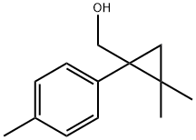 (2,2-二甲基-1-(对甲苯基)环丙基)甲醇 结构式