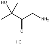 1-amino-3-hydroxy-3-methylbutan-2-one hydrochloride 结构式