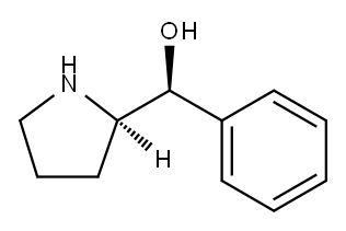 (S)-苯基((R)-吡咯烷-2-基)甲醇 结构式