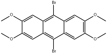 Anthracene, 9,10-dibromo-2,3,6,7-tetramethoxy- 结构式