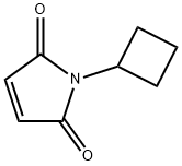 1H-Pyrrole-2,5-dione, 1-cyclobutyl 结构式