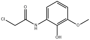 Acetamide, 2-chloro-N-(2-hydroxy-3-methoxyphenyl)- 结构式