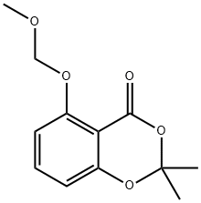 5-(甲氧基甲氧基)-2,2-二甲基-4H-苯并[D][1,3]二噁英-4-酮 结构式