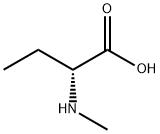 (R)-2-(甲基氨基)丁酸 结构式