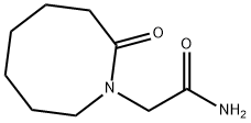 2-(2-氧代氮杂环辛烷-1-基)乙酰胺 结构式
