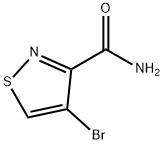 4-溴异噻唑-3-甲酰胺 结构式