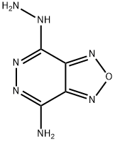 7-肼基-[1,2,5]噁二唑并[3,4-D]哒嗪-4-胺 结构式