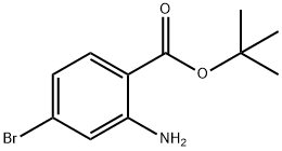 tert-Butyl 2-amino-4-bromobenzoate 结构式