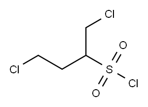 2-Butanesulfonyl chloride, 1,4-dichloro- 结构式