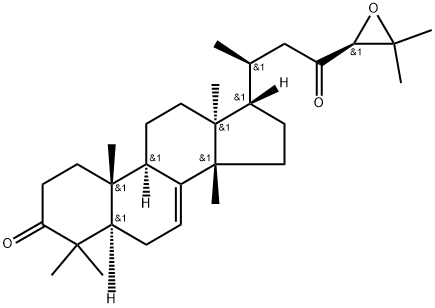 24,25-环氧基甘遂-7-烯-3,23-二酮 结构式