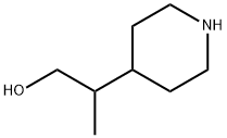 2-(4-piperidinyl)-1-propanol(SALTDATA: FREE) 结构式