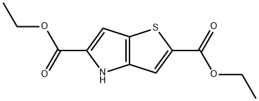 Diethyl 4H-thieno[3,2-b]pyrrole-2,5-dicarboxylate 结构式