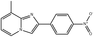 Imidazo[1,2-a]pyridine, 8-methyl-2-(4-nitrophenyl)- 结构式
