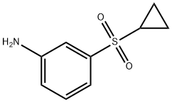 3-(Cyclopropylsulfonyl)aniline 结构式