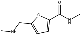 N-甲基-5-[(甲基胺)甲基]呋喃-2-噁唑甲酰胺 结构式