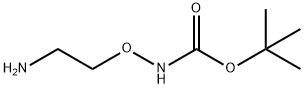 tert-butyl 2-aminoethoxycarbamate 结构式