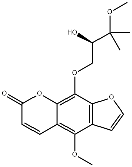 叔-O-甲基白当归素 结构式