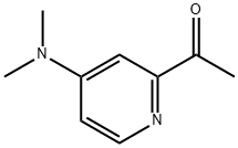 1-(4-(二甲基氨基)吡啶-2-基)乙酮 结构式