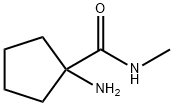 1-氨基-N-甲基-环戊烷甲酰胺 结构式