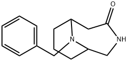 10-苄基-3,10-二氮杂双环[4.3.1]癸烷-4-酮 结构式