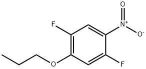 Benzene, 1,4-difluoro-2-nitro-5-propoxy- 结构式