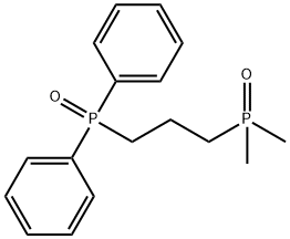 3-(Dimethylphosphinyl)-1-(diphenylphosphinyl)propane 结构式