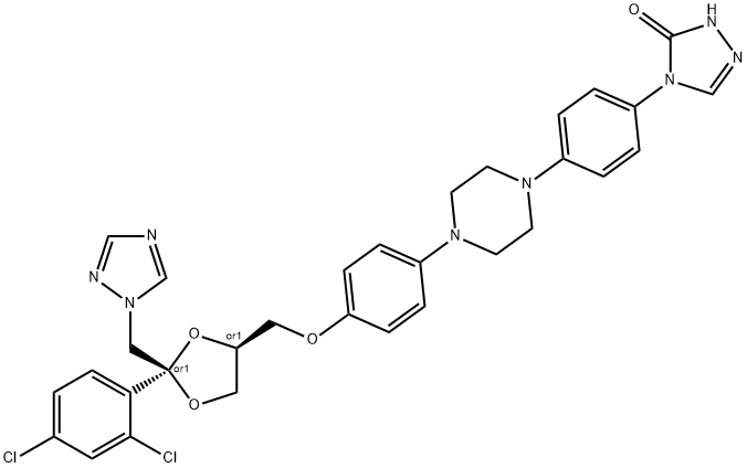 伊曲康唑杂质33 结构式