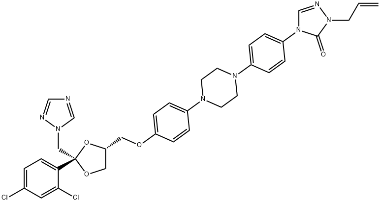 Itraconazole Impurity 结构式