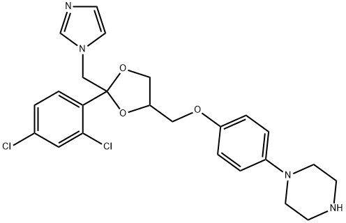 DEACETYL KETOCONAZOLE 结构式