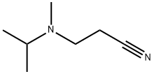 3-[methyl(propan-2-yl)amino]propanenitrile 结构式