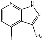 4-碘-1H-吡唑并[3,4-B]吡啶-3-胺 结构式