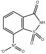 7-硝基-2,3-二氢-1Λ6,2-苯噻唑-1,1,3-三酮 结构式