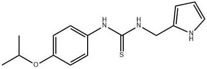N-[4-Isopropyloxyphe nyl]-N'-(1H-pyrrol-2-yl)methyl)thiourea 结构式
