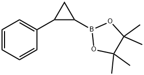 4,4,5,5-四甲基-2-(2-苯基环丙基)-1,3,2-二氧硼烷 结构式