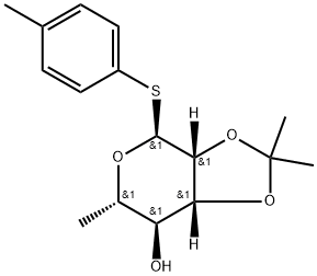 4-Methylphenyl 2,3-O-isopropylidene-1-thio-α-L-rhamnopyranoside 结构式