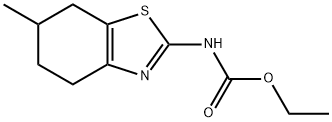 N-(6-甲基-4,5,6,7-四氢-1,3-苯并噻唑-2-基)氨基甲酸乙酯 结构式