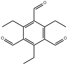 2,4,6-三乙基苯-1,3,5-三甲醛 结构式