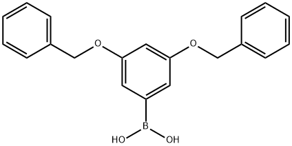 [3,5-Bis(benzyloxy)phenyl]boronic acid 结构式