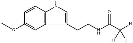 N-ACETYL-D3-5-METHOXYTRYPTAMINE 结构式