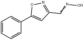 3-Isoxazolecarboxaldehyde, 5-phenyl-, oxime 结构式