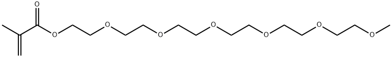 M-PEG6-2-METHYLACRYLATE 结构式