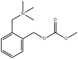 Carbonic acid, methyl [2-[(trimethylsilyl)methyl]phenyl]methyl ester 结构式