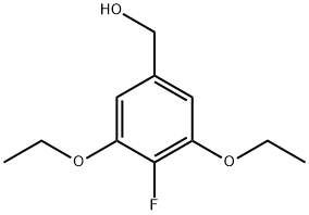 (3,5-Diethoxy-4-fluorophenyl)methanol 结构式