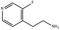 2-(3-氟吡啶-4-基)乙-1-胺 结构式