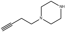 1-(丁-3-炔-1-基)哌嗪 结构式