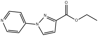 1-(4-吡啶基)吡唑-3-甲酸乙酯 结构式