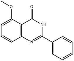 4(3H)-Quinazolinone, 5-methoxy-2-phenyl- 结构式