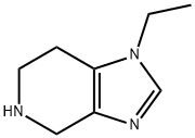 1-乙基-1H,4H,5H,6H,7H-咪唑并[4,5-C]吡啶 结构式