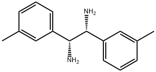 1,2-Ethanediamine, 1,2-bis(3-methylphenyl)-, (1R,2R)- 结构式